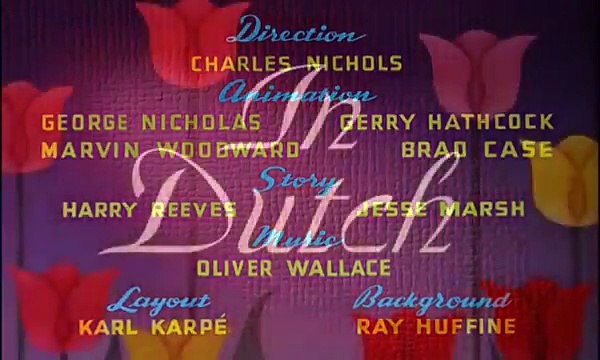 Cartoon et dessin animé : Walt Disney.Pluto Pluto au Pays des Tulipes