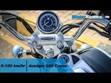 Bajaj Avenger 220 0-100 km/hr | MotorBeam