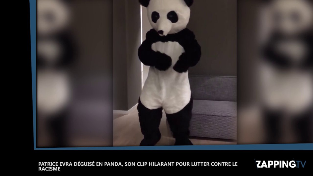 Patrice Evra déguisé en panda : Son clip hilarant pour lutter contre le racisme (vidéo)