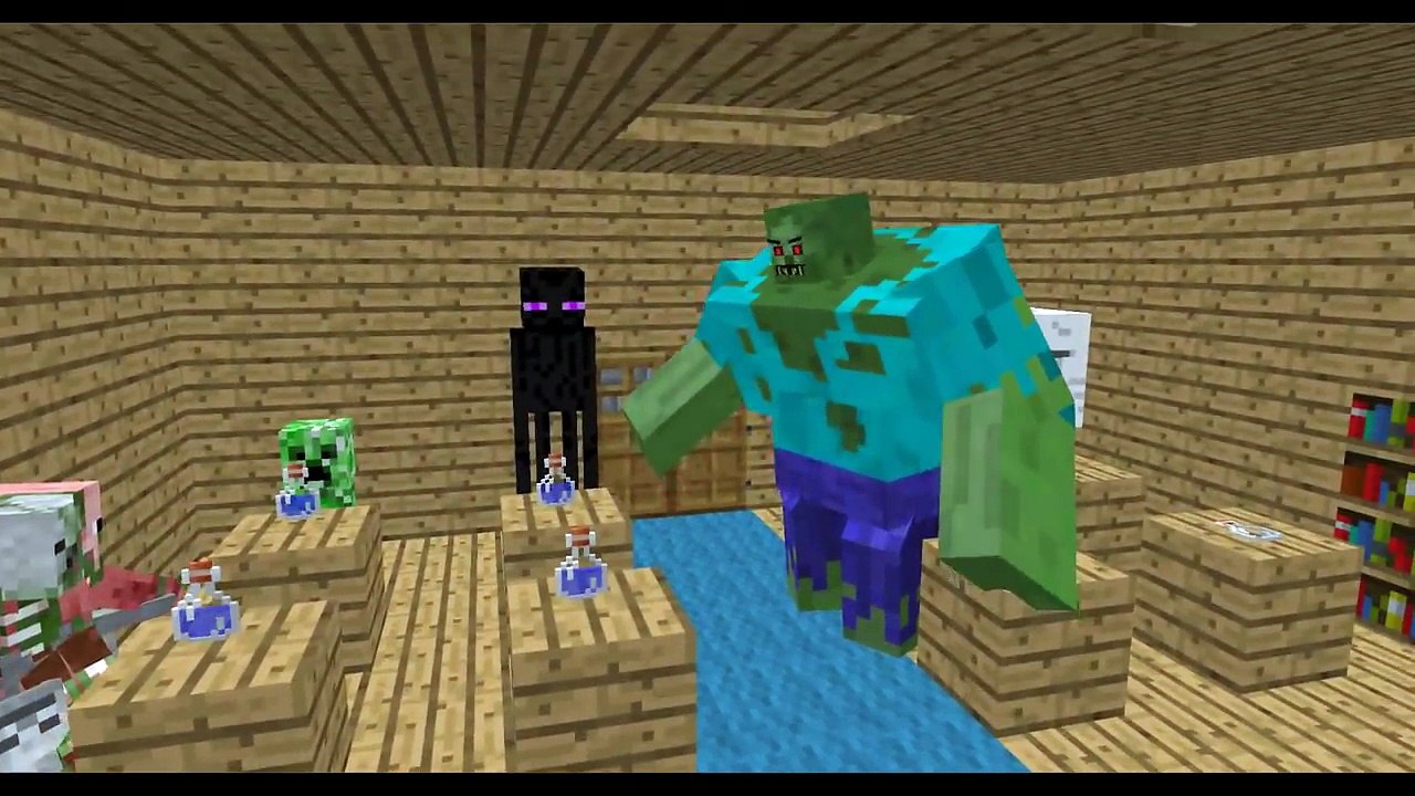 Monster School: Alchemy - Minecraft Animation