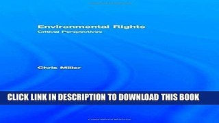 [PDF] Environmental Rights: Critical Perspectives Popular Collection