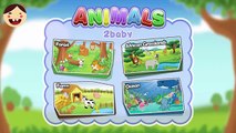 Animals Puzzle Kids & Babies Learn Animals Names, Forest, Grassland, Farm & Ocean By 2 Baby