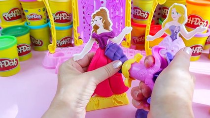 Cinderella DISNEY Play doh Cinderella Play doh videos PRINCESS Fashion 2 Princesse Play Set