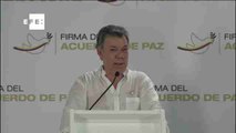 Santos gives insight into peace talks, nobel prize and a second referendum