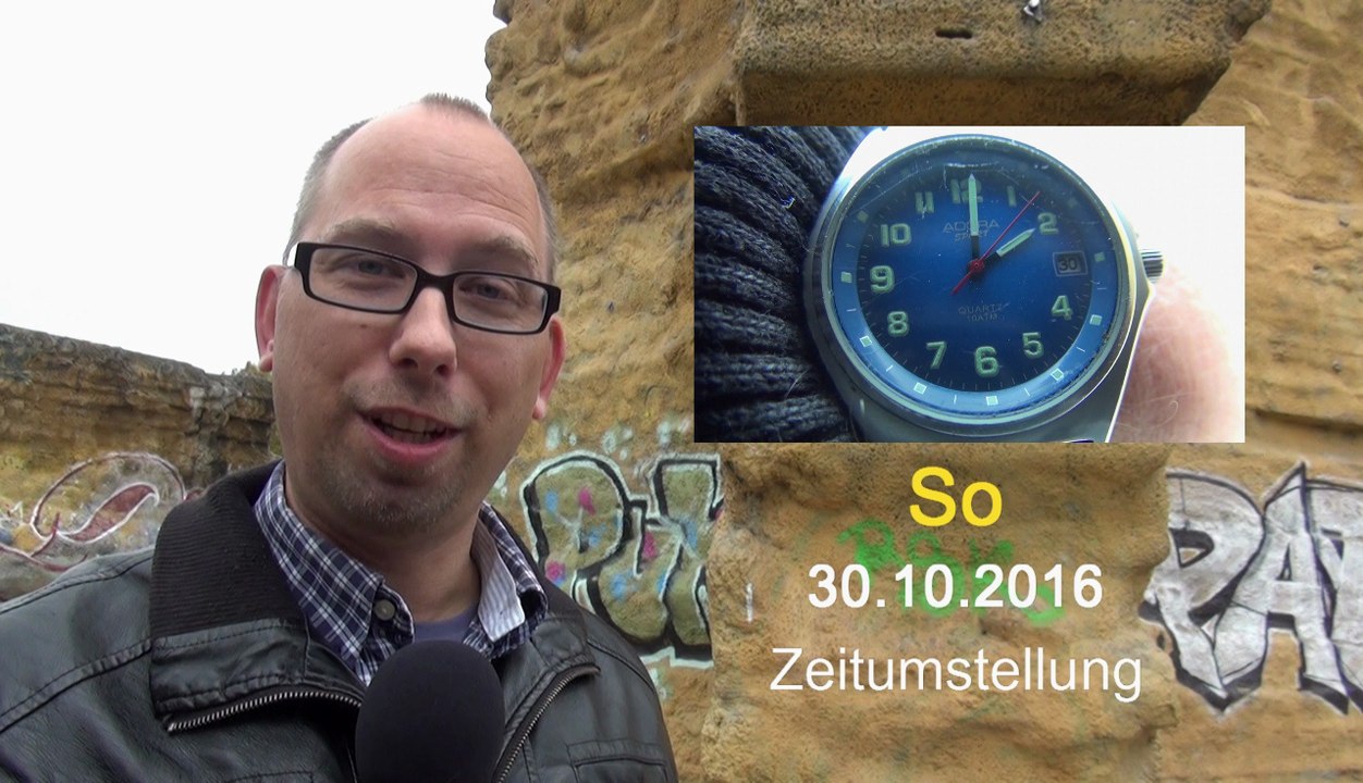 Zeitumstellung - Oktober 2016