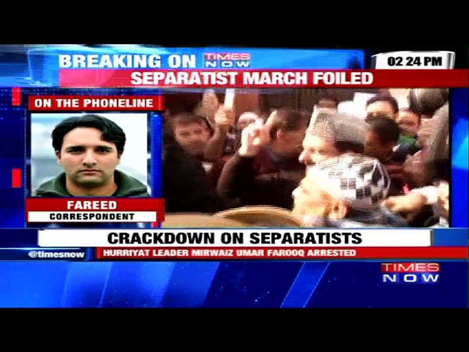 Mirwaiz Umar Farooq Taken Into Custody