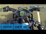 KTM RC 200 - 0-100 km/hr | MotorBeam