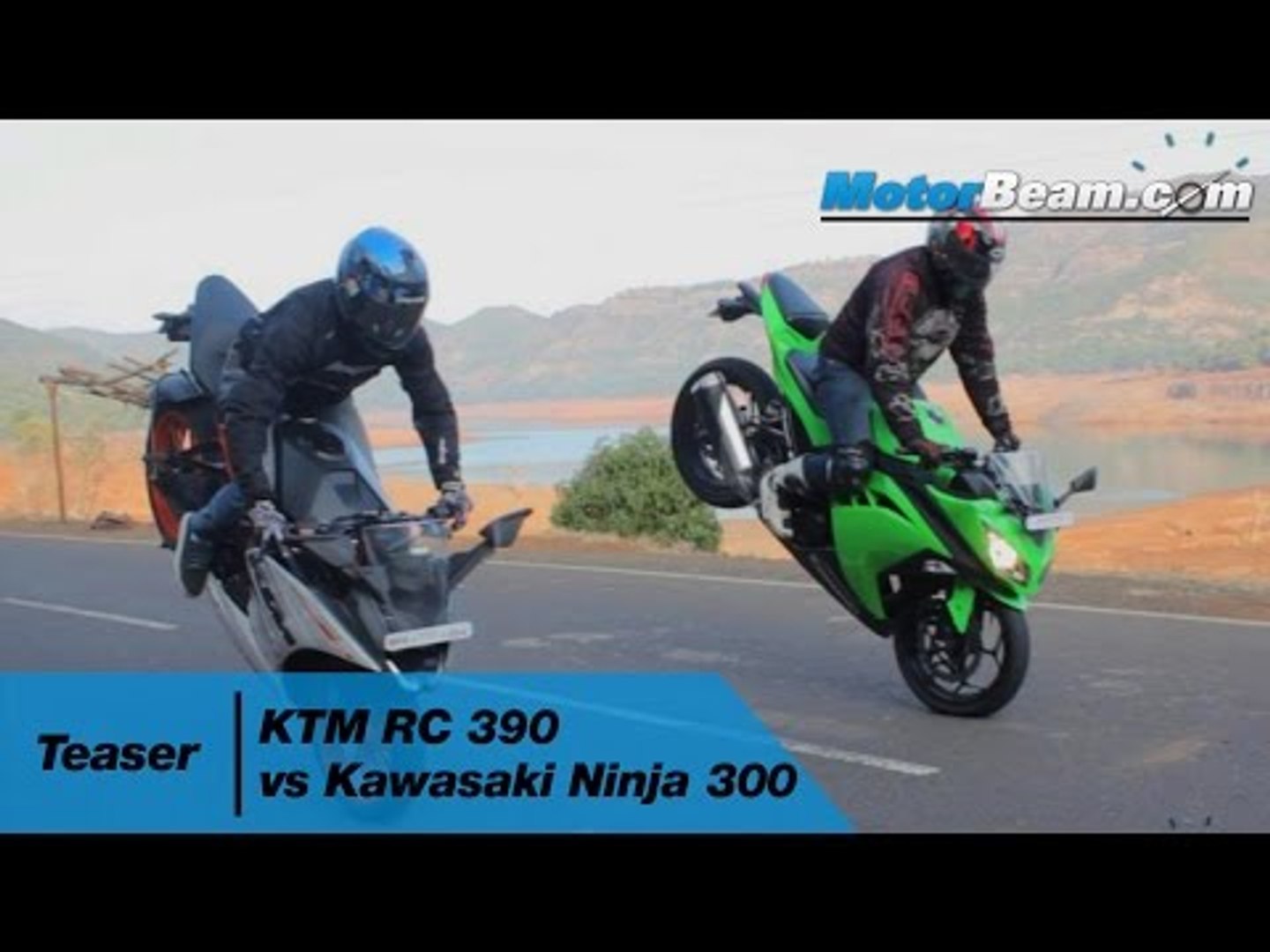 evne Dominerende indkomst KTM RC 390 vs Kawasaki Ninja 300 - Teaser | MotorBeam - video Dailymotion