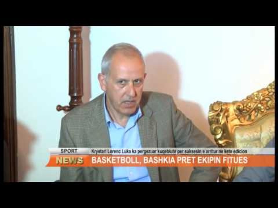 BASKETBOLL, KRYETARI I BASHKISE LUKA, PRET EKIPIN FITUES