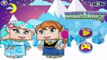 Disney Frozen Games - Frozen Dressup Minecraft: Elsa and Anna