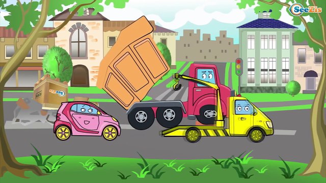 ✔ Мультики про Машинки Все Серии Подряд / Кран и Грузовик весело работают на Стройке / Cartoons ✔