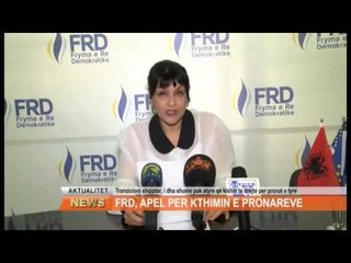FRD, APEL PER KTHIMIN E PRONAREVE