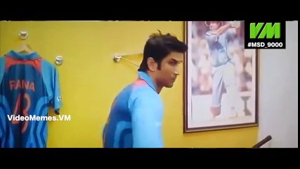 Tribute to MS Dhoni for reaching 9000 runs Milestone.