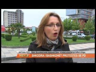 SHKODRA I BASHKOHET PROTESTES SE PD