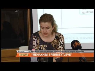 MENAXHIMI I PERMBYTJEVE, MBLEDH NE NJE TRYEZE AKTORET VENDORE