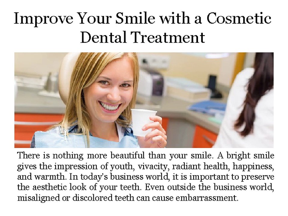 Improve Your Smile with a Cosmetic Dental Treatment