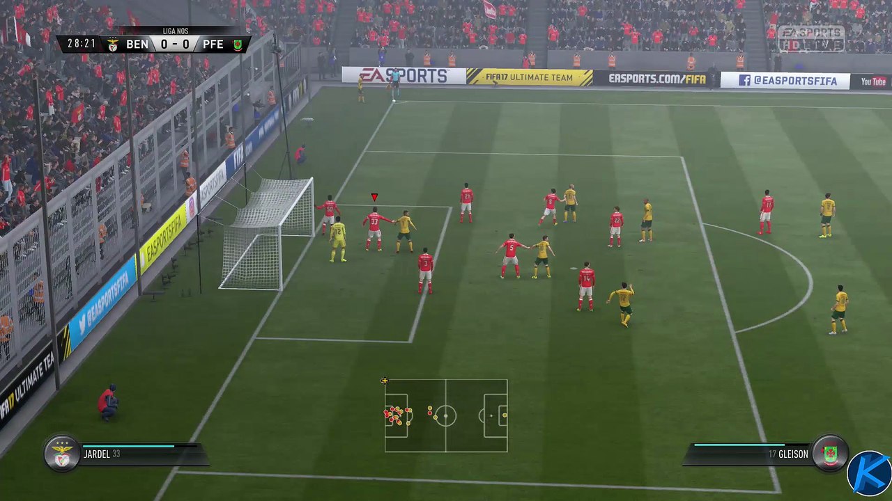 SL BENFICA VS PAÇOS FERREIRA LIGA NOS 28/10/16