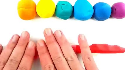 How to Make Play Doh Rainbow Tutorial DIY Plaido Arco Iris Arcobaleno regenbogen