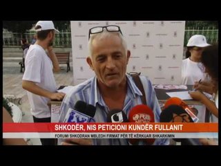 SHKODËR, NIS PETICIONI KUNDËR FULLANIT