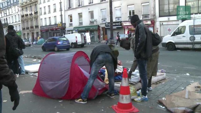À Paris, les camps de migrants gonflent après le démantèlement de la jungle de Calais