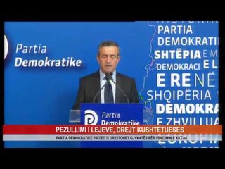 PEZULLIMI I LEJEVE, DREJT KUSHTETUTES