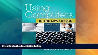 Big Deals  Using Computers in the Law Office (with Premium Web Site Printed Access Card) (West