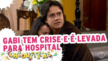 Gabi tem crise e é levada para hospital