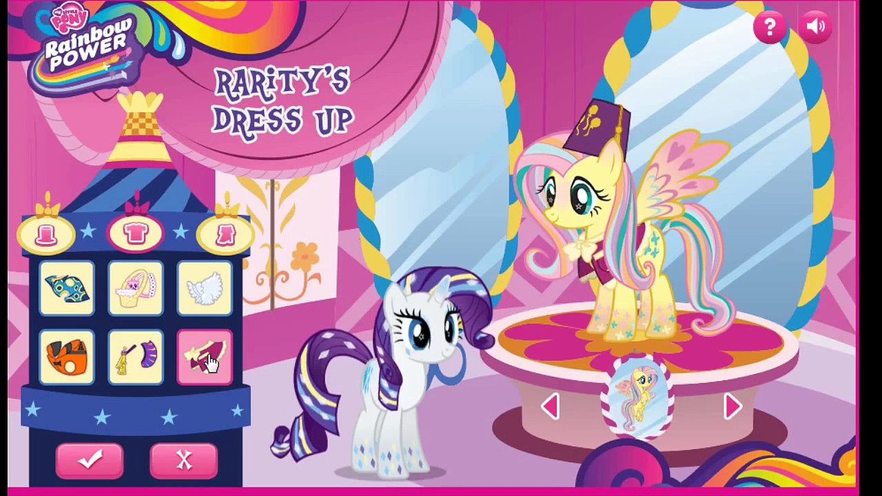 ♥♥ My Little Pony Friendship Is Magic - Raritys Dress Up - My Little Pony Games ♥♥