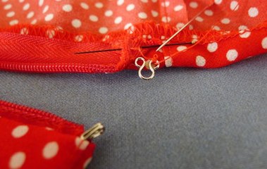 how to sew hook and eye DIY | basics of sewing