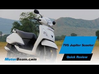 TVS Jupiter Scooter Quick Review - MotorBeam