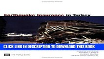 Ebook Earthquake Insurance in Turkey: History of the Turkish Catastrophe Insurance Pool Free