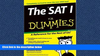 Fresh eBook The *SAT I For Dummies