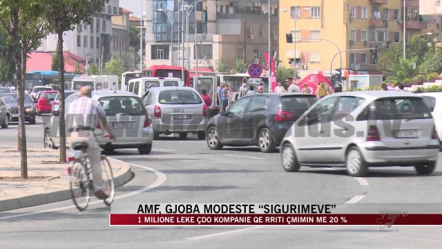 AMF, gjoba modeste “Sigurimeve” - News, Lajme - Vizion Plus