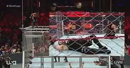 28 october 2016 roman reigns vs kevin owens championship in steal cage