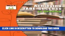 Ebook Achieving TABE Success In Reading, Level M Workbook (Achieving TABE Success for TABE 9   10)