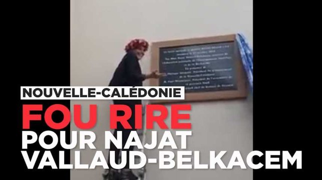 Le fou-rire de Najat Vallaud-Belkacem en Nouvelle-Calédonie