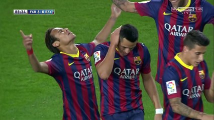 Neymar's Fantastic Goal vs Rayo Vallecano (6-0) 2014