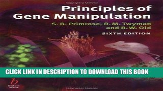 Ebook Principles of Gene Manipulation Free Read