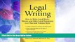 Big Deals  Legal Writing: How to Write Legal Briefs, Memos, and Other Legal Documents in a Clear