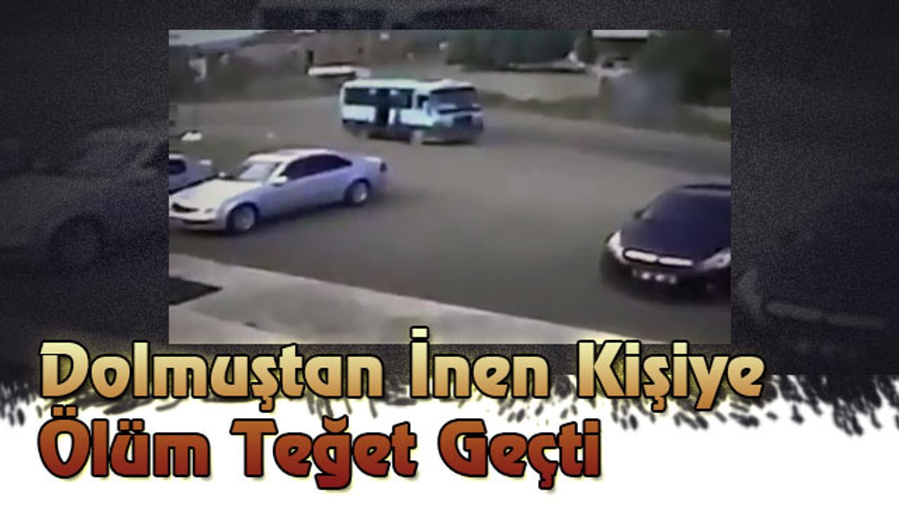 Dolmuştan İnen Kişiye Ölüm Teğet Geçti