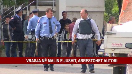 VRASJA NE MALIN E JUSHIT, ARRESTOHET AUTORI