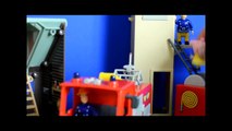 New Fireman Sam Episode Peppa Pig Training Tower Rescue Jupiter Fire engine Story