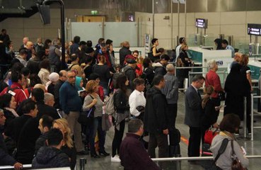 Atatürk Havalimanı'nda 29 Ekim yoğunluğu