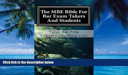 Скачать видео: Books to Read  The MBE Bible For Bar Exam Takers And Students: Multi-State bible for bar