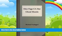 Books to Read  One Page CA Bar Cheat Sheets - REMEDIES  Full Ebooks Most Wanted