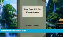 Books to Read  One Page CA Bar Cheat Sheets - AGENCY PARTNERSHIP  Full Ebooks Most Wanted