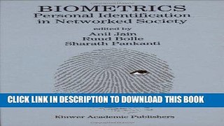 Best Seller Biometrics: Personal Identification in Networked Society (The Springer International