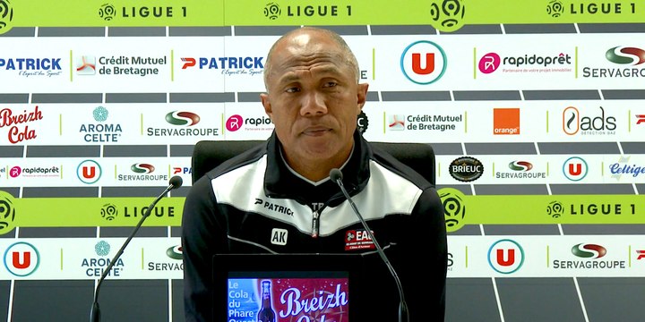 Le point-presse d'Antoine Kombouaré avant EAG-ANGERS