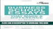 Ebook Business School Essays That Made a Difference, 5th Edition (Graduate School Admissions