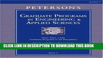 Ebook Grad Guides BK5: Engineer/Appld Scis 2007 (Peterson s Graduate Programs in Engineering